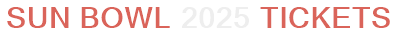 Sun Bowl 2025 Tickets